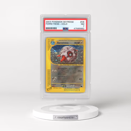 2003 Pokémon Skyridge #H8 Forretress - Holo (PSA 7 NM)