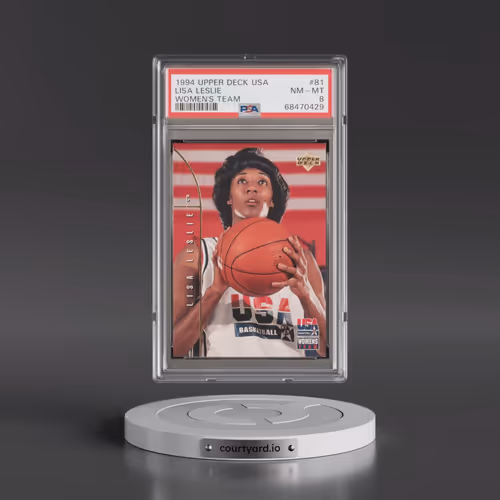 1994 Upper Deck USA Basketball #81 Lisa Leslie - Women's Team (PSA 8 NM-MT)