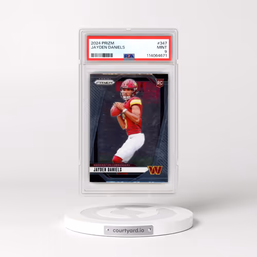 2024 Panini Prizm #347 Jayden Daniels (PSA 9 MINT)