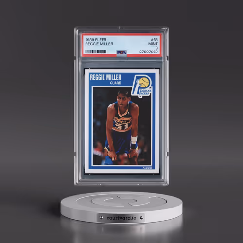 1989 Fleer #65 Reggie Miller (PSA 9 MINT)