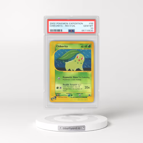 2002 Pokémon Expedition #99 Chikorita - Reverse Foil (PSA 10 GEM MINT)