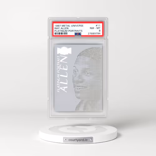 1997 Metal Universe Platinum Portrait #11 Ray Allen (PSA 8 NM-MT)