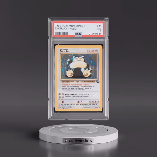 1999 Pokémon Jungle #11 Snorlax - Holo (PSA 7 NM)