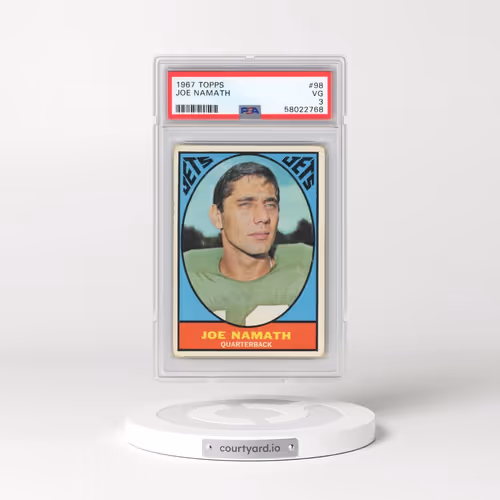 1967 Topps #98 Joe Namath (PSA 3 VG)