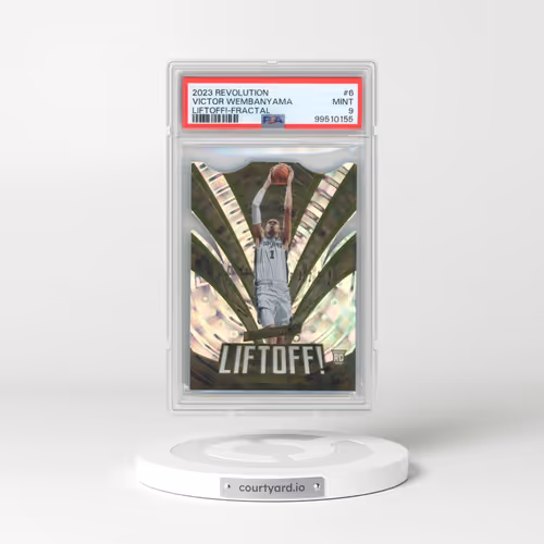 2023 Panini Revolution Liftoff! #6 Victor Wembanyama - Fractal (PSA 9 MINT)