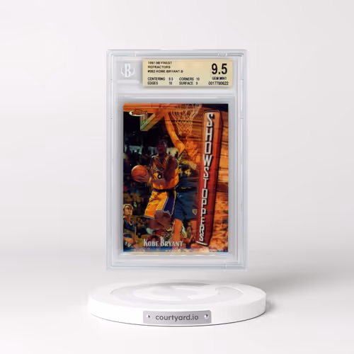 1997 Finest #262 Kobe Bryant - Refractor w/Coating (BGS 9.5 GEM MINT)