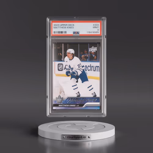 2023 Upper Deck #222 Matthew Knies (PSA 9 MINT)