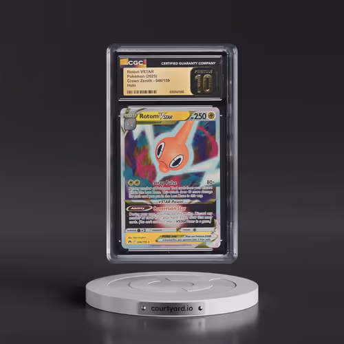 2023 Crown Zenith #046/159 Rotom VSTAR - Holo (CGC 10 PRISTINE)