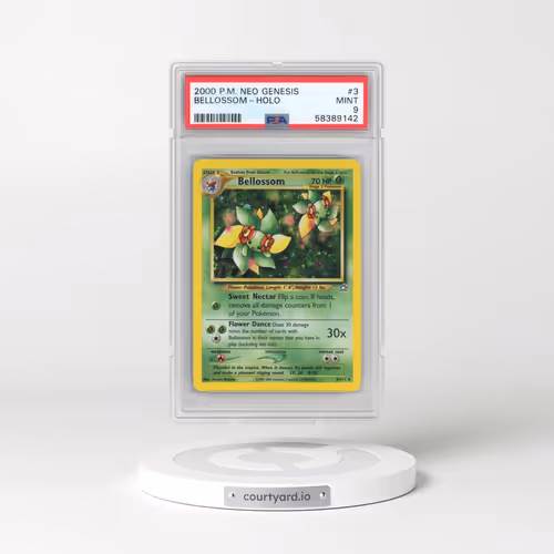2000 Pokémon Neo Genesis #3 Bellossom - Holo (PSA 9 MINT)