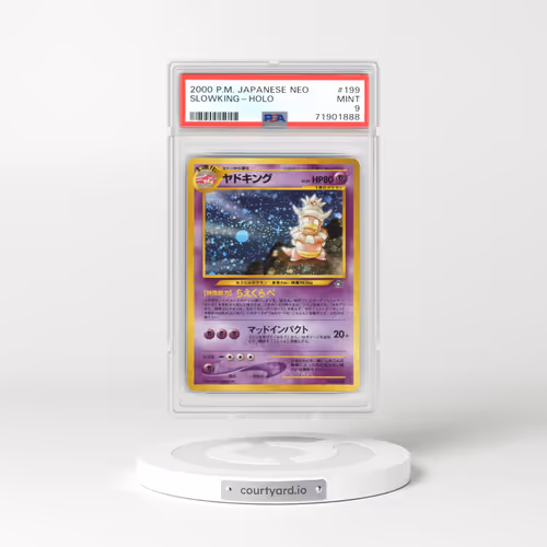 2000 Gold, Silver, to a New World #199 Slowking - Holo (PSA 9 MINT)