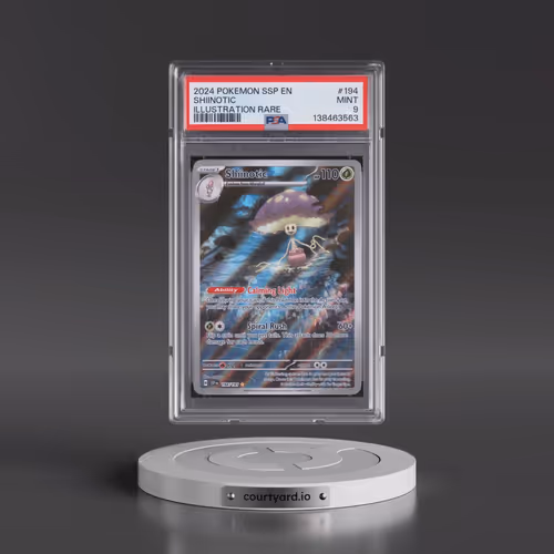 2024 Pokémon Ssp EN-Surging Sparks #194 Shiinotic - Illustration Rare (PSA 9 MINT)