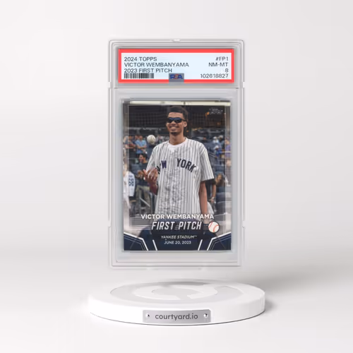 2024 Topps 2023 First Pitch #FP1 Victor Wembanyama (PSA 8 NM-MT)