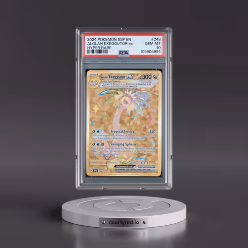 2024 Pokémon Ssp EN-Surging Sparks #248 Alolan Exeggutor EX - Holo Hyper Rare (PSA 10 GEM MINT)