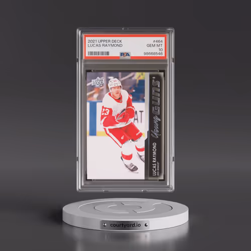 2021-2022 Upper Deck #464 Lucas Raymond (PSA 10 GEM MINT)