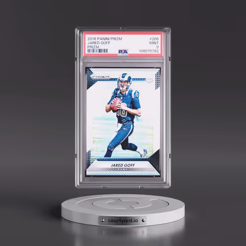 2016 Panini Prizm #208 Jared Goff - Prizm (PSA 9 MINT)