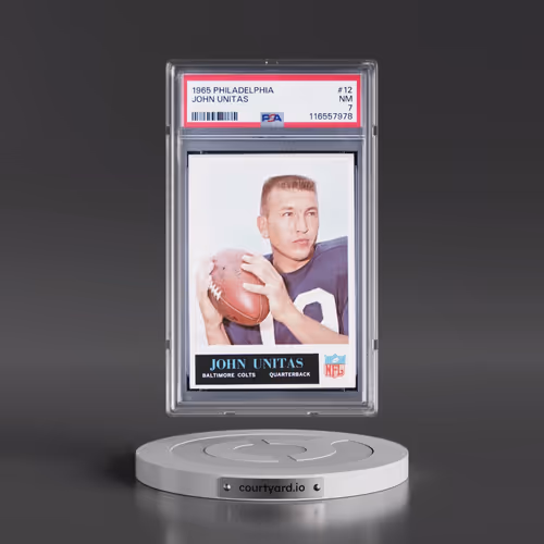 1965 Philadelphia #12 John Unitas (PSA 7 NM)