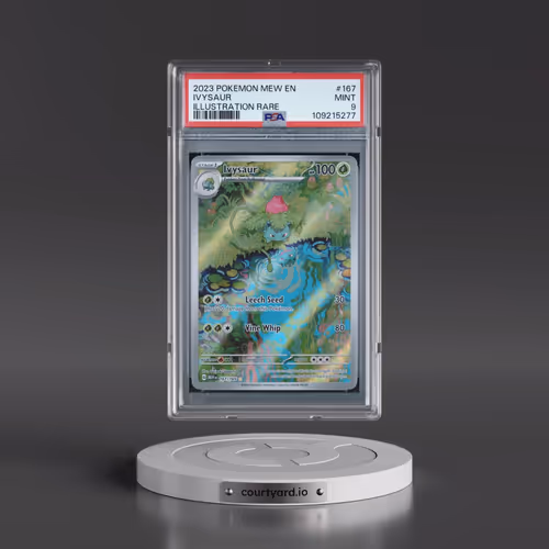 2023 Pokémon Mew EN-151 #167 Ivysaur - Illustration Rare (PSA 9 MINT)