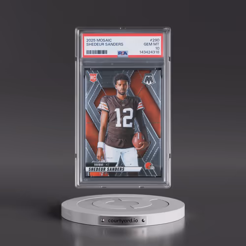2025 Panini Mosaic #290 Shedeur Sanders (PSA 10 GEM MINT)