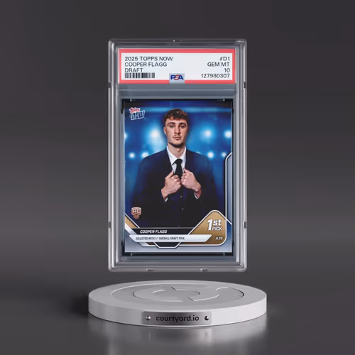 2025 Topps Now Draft #D1 Cooper Flagg (PSA 10 GEM MINT)