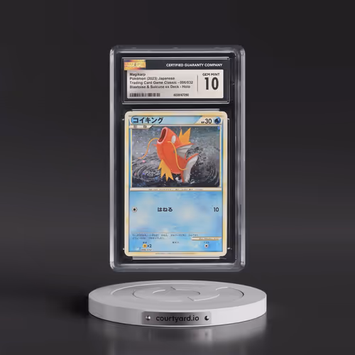 2023 Pokémon Clk-Trading Card Game Classic Blastoise & Suicune EX Deck #006 Magikarp (CGC 10 GEM MIN
