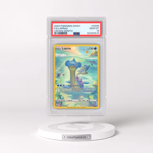 2023 Pokémon Sword and Shield Crown Zenith #GG05 Lapras - Full Art (PSA 10 GEM MINT)