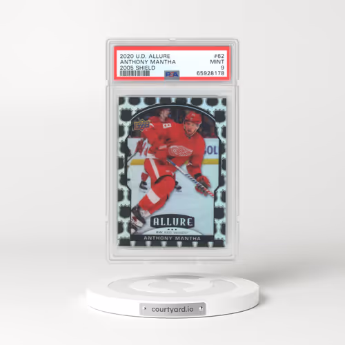 2020 Upper Deck Allure #62 Anthony Mantha - 2005 Shield (PSA 9 MINT)