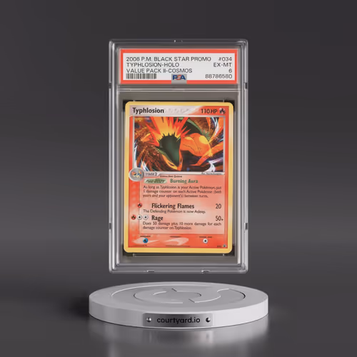 2006 Pokémon Black Star Promos #034 Typhlosion-Cosmos Holo - Value Pack II (PSA 6 EX-MT)