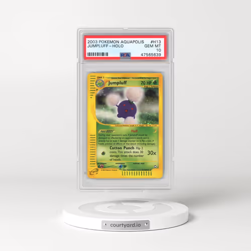 2003 Pokémon Aquapolis #H13 Jumpluff - Holo (PSA 10 GEM MINT)