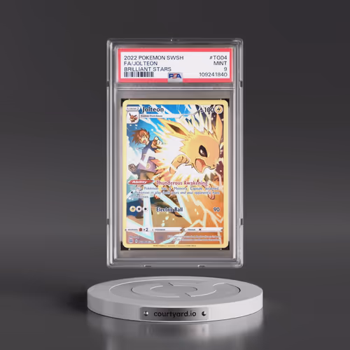2022 Pokémon Sword & Shield Brilliant Stars #TG04 Jolteon - Full Art (PSA 9 MINT)