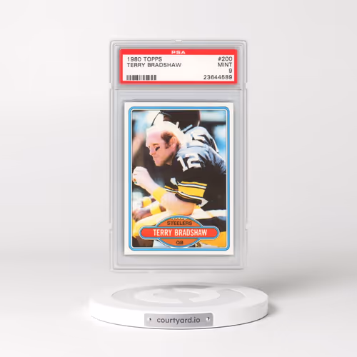 1980 Topps #200 Terry Bradshaw (PSA 9 MINT)