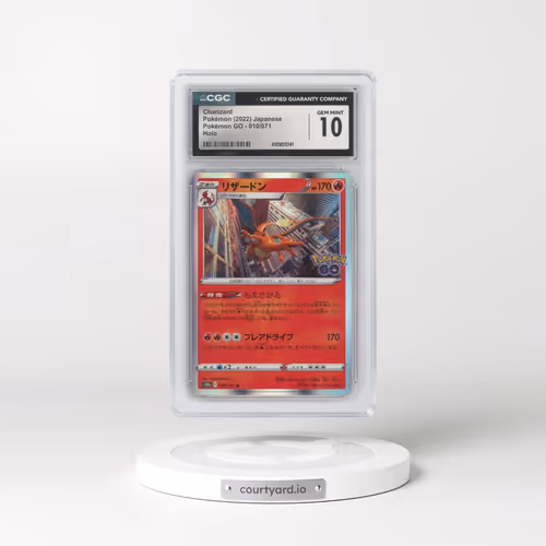 2022 Pokémon GO #010/071 Charizard - Holo (CGC 10 GEM MINT)