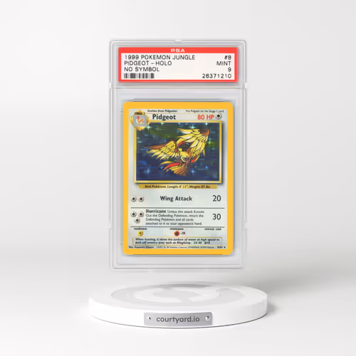 1999 Jungle #8 Pidgeot - Holo No Set Symbol (PSA 9 MINT)