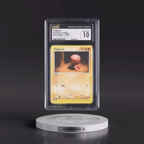 2003 EX Dragon (2003 Copyright, w/ "e" Symbol) #78/97 Trapinch (CGC 10 GEM MINT)