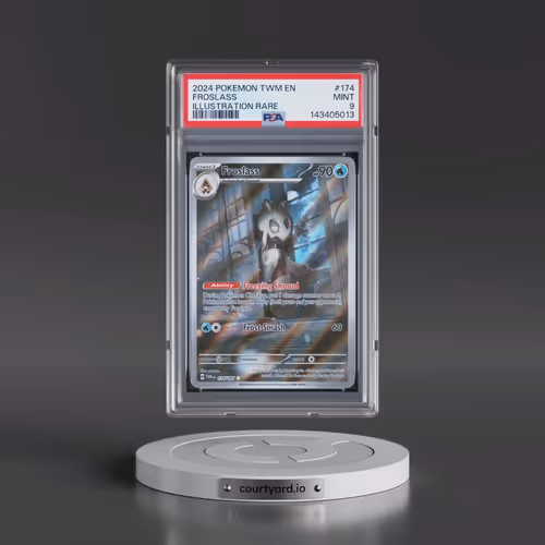 2024 Pokémon Twm EN-Twilight Masquerade #174 Froslass - Illustration Rare (PSA 9 MINT)