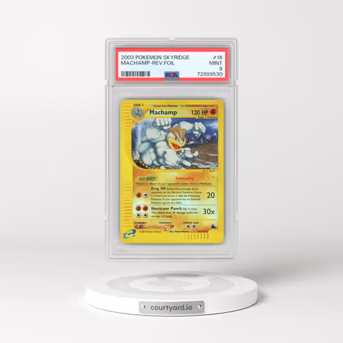 2003 Pokémon Skyridge #16 Machamp - Reverse Foil (PSA 9 MINT)