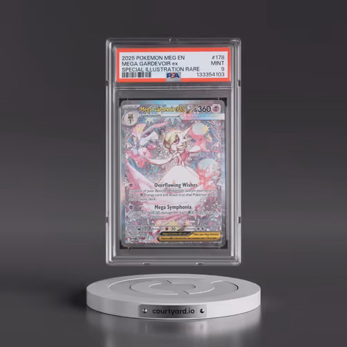 2025 Pokémon Meg EN-Mega Evolution #178 Mega Gardevoir EX - Holo Special Illustration Rare (PSA 9 MI
