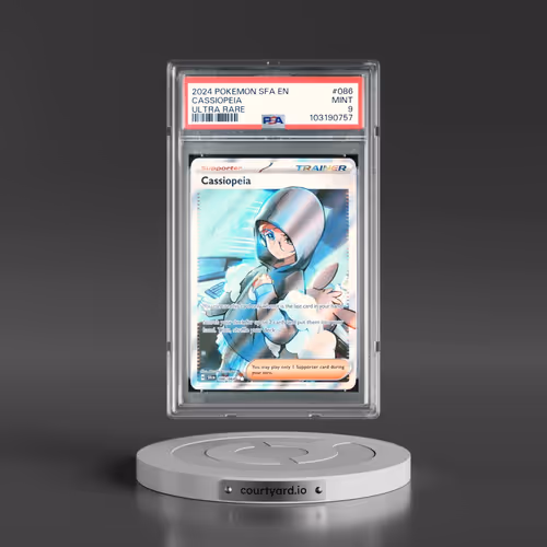 2024 Pokémon Sfa EN-Shrouded Fable #086 Cassiopeia - Ultra Rare (PSA 9 MINT)