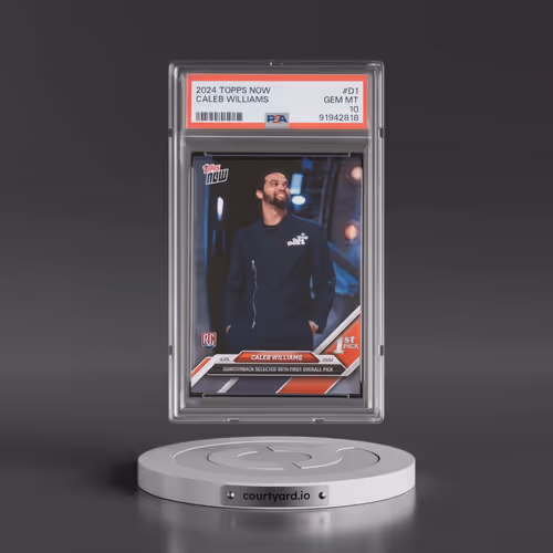 2024 Topps Now #D1 Caleb Williams (PSA 10 GEM MINT)