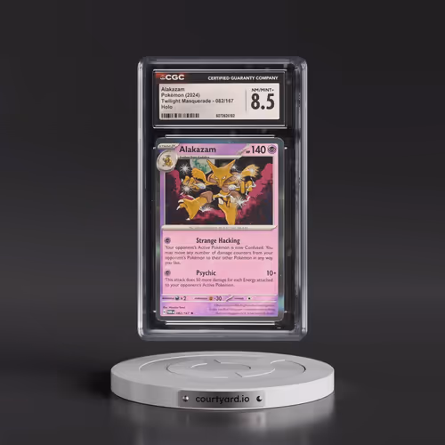 2024 Twilight Masquerade - TWM EN #082/167 Alakazam - Holo (CGC 8.5 NM-MT+)