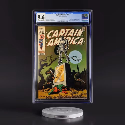 Captain America #113 CGC 9.6 Off-white to White Pages (Marvel Comics, 5/69)