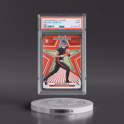 2024 Panini Rookies & Stars #179 Michael Penix Jr. - Red (PSA 9 MINT)
