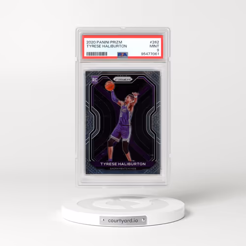 2020 Panini Prizm #262 Tyrese Haliburton (PSA 9 MINT)