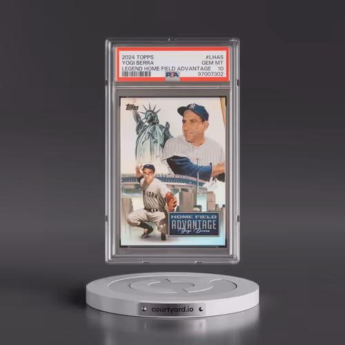 2024 Topps Legendary Home Field Advantage #LHA5 Yogi Berra (PSA 10 GEM MINT)
