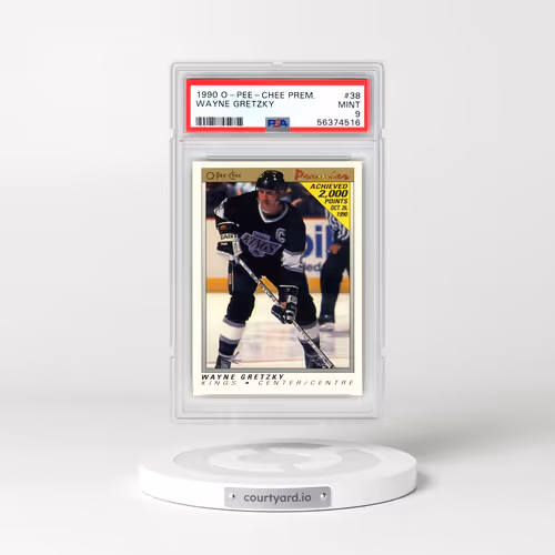 1990 O-Pee-Chee Premier #38 Wayne Gretzky (PSA 9 MINT)