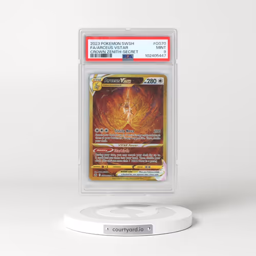 2023 Pokémon Sword and Shield Crown Zenith #GG70 Arceus Vstar - Full Art Secret (PSA 9 MINT)