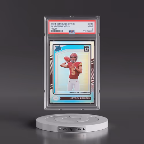 2024 Panini Donruss Optic #248 Jayden Daniels - Holo (PSA 9 MINT)