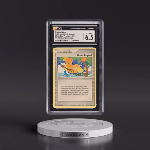 2004 Black Star Promos #026 Tropical Wind - World Championships (CGC 6.5 EX-NM+)
