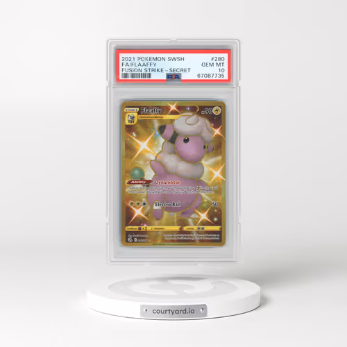 2021 Pokémon Sword & Shield Fusion Strike #280 Flaaffy - Full Art Secret (PSA 10 GEM MINT)
