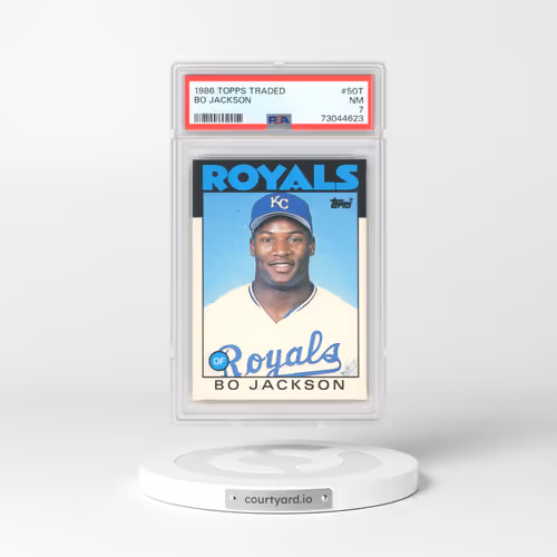 1986 Topps Traded #50T Bo Jackson (PSA 7 NM)