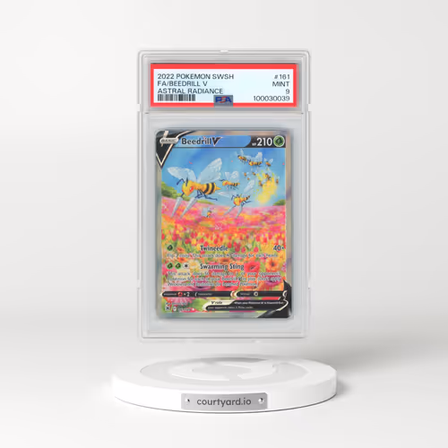 2022 Pokémon Sword & Shield Astral Radiance #161 Beedrill V - Holo Full Art (PSA 9 MINT)